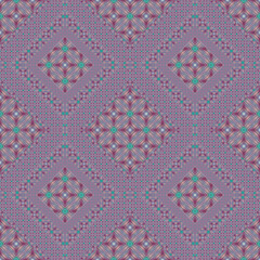 Seamless geometric pattern. Silk scarf design.