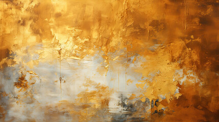 Radiance: A Symphony in Gold,texture,metal texture,old wall background - obrazy, fototapety, plakaty