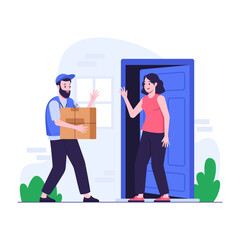 Door to door delivery service