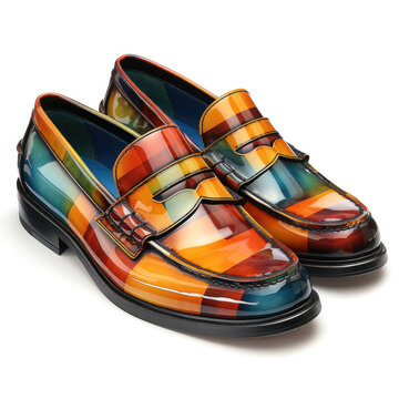 watercolor loafer Slipper clipart, Generative Ai