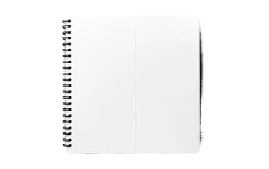 Blank Ring Notebook on transparent background