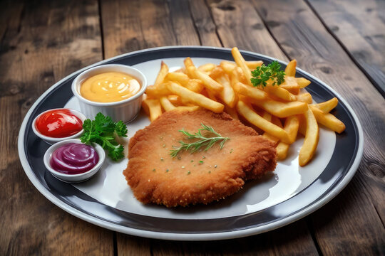 schnitzel, generated by artificial intelligence
