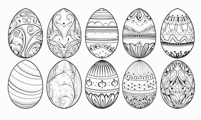 easter eggs background