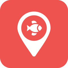 Fishing Destinations Line Icon