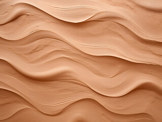 Abstract clay pattern in natural tones. Texture relief for creative background. Peach fuzz 2024...