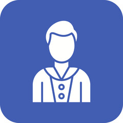 Clerk Male Line Icon