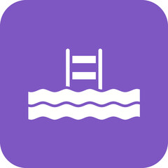 Swimming Pool Line Icon