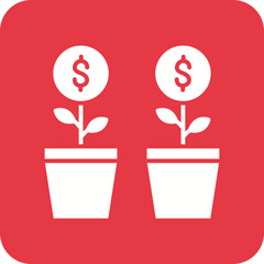 Business Growth Line Color Icon