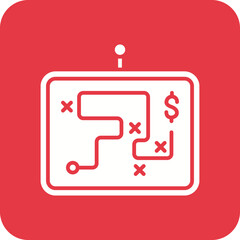 Business Strategy Line Color Icon
