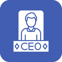 CEO Line Icon