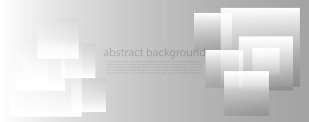 Geometric abstract background with black and white rectangle or square.Science, technology and medical backdrop dconcept. Vector illustration