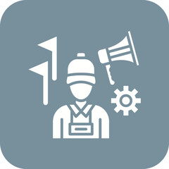 Tour Manager Line Icon