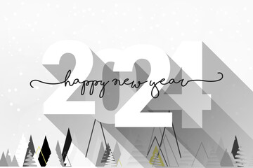 Fototapeta na wymiar 2024 - happy new year 2024 - best wishes