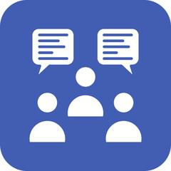 Talking Line Icon