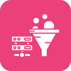 Data Filtering Line Icon