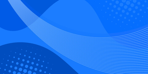 abstract blue background withlines and waves