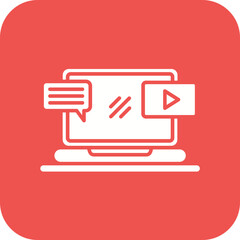 Unstructured Data Line Icon