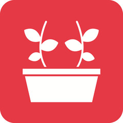 Botanical Line Color Icon