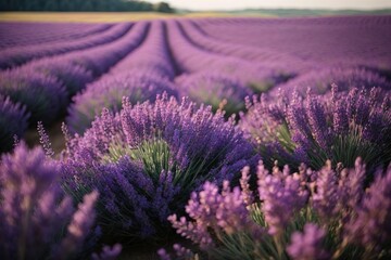 Obraz premium lavender field in region