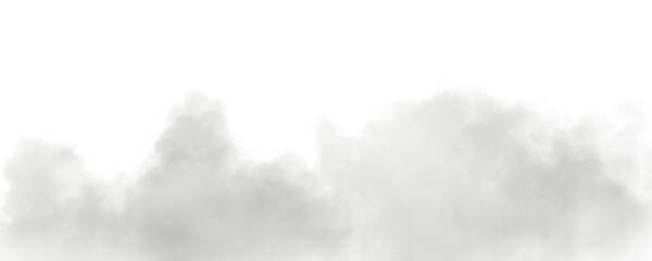 Obraz premium Cutout smoke gas floating on transparent backgrounds 3d render png