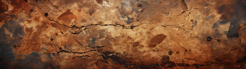 Earth's fiery hues dance upon a rugged canvas of time, captured in the intricate details of a weathered rock