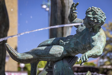 Poseidon fountain, Götaplatsen, Gothenburg, Sweden