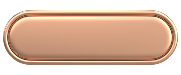 3D button. Empty button. 3D illustration.