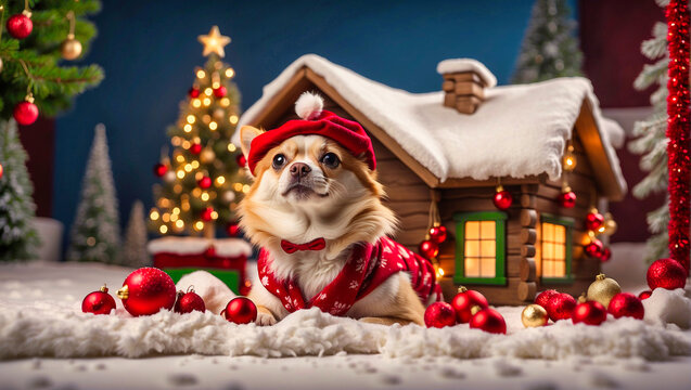 un chihuahua se disfraza como un divertidos Papás Noel para navidad.

perros, disfraces navideños, chihuahua, divertidos, santa claus, papa noel, navidad, gracioso, animales, bulldog, mascota, can