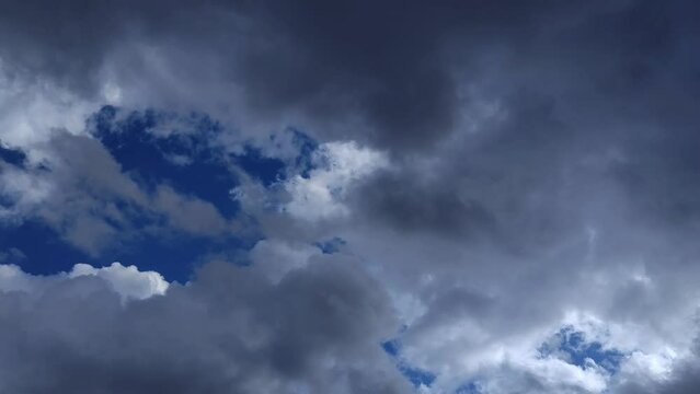 Bright sky but dark clouds