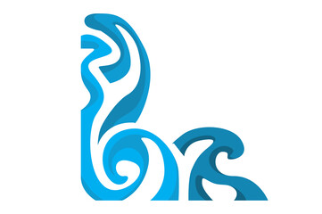 Swirl Ornament Border With Transparent Background