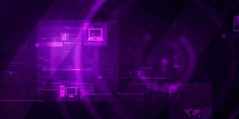Obraz premium Digital Abstract technology background,2d illustration 