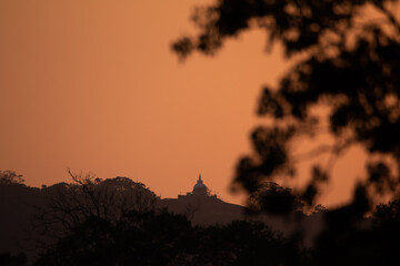 A temple on a mountain at Yala National Park, Sri Lanka
