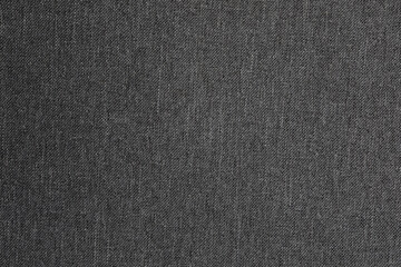 Fototapeta na wymiar Black macro cotton texture surface