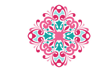 Swirl Ornament Border With Transparent Background