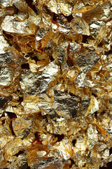 Abstract background. Gold and black.