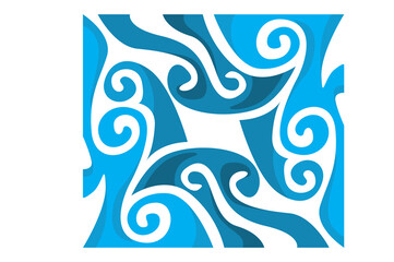 Swirl Ornament Border With Transparent Background