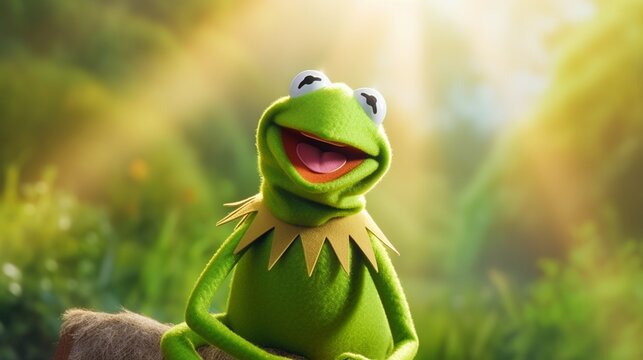 A Kermit the Frog image that radiates positivity and optimism.