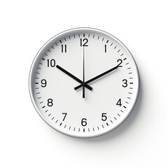 Wall clock isolated on a white background