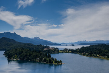 Fototapeta na wymiar Lakes around Bariloche, Argentina