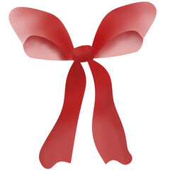 red ribbon bow