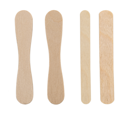 Ice cream wooden sticks.