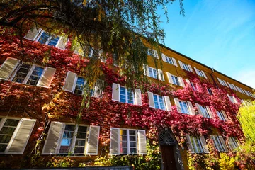 Foto op Canvas The Borstei is a listed residential area in the Moosach district of Munich, which was built between 1924 and  © Dagmar Breu