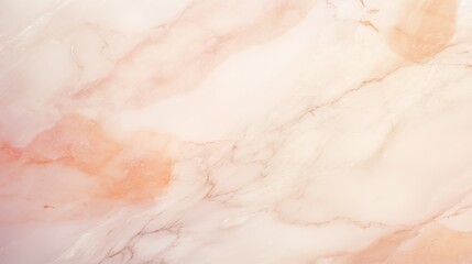 Light peach and white color marble texture marble abstract background, generative ai