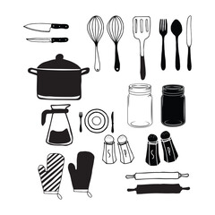 Stylish , fashionable  and awesome Kitchen typography art and illustrator