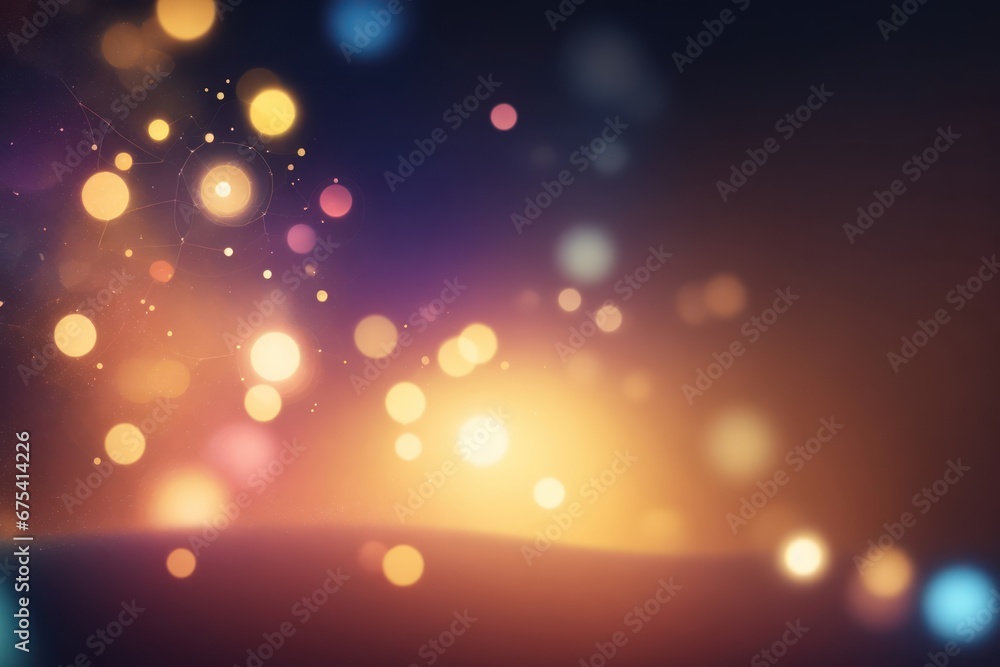 Poster abstract analysis visualization landing page. ai generative
