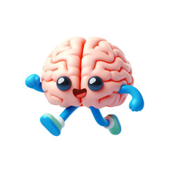 Fototapeta premium Brain Neurology Neuroscience character