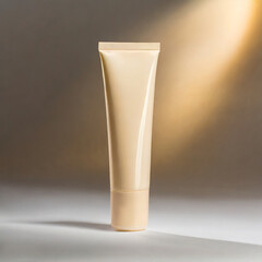 Cosmetic tube with no brand for lifestyle 