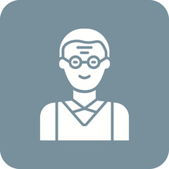 Grandfather Line Color Icon