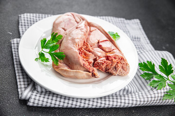 fish roe raw fish caviar fish entrails edible seafood fresh eating cooking appetizer meal food snack on the table copy space food background rustic top view