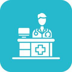 Doctor Office Line Icon